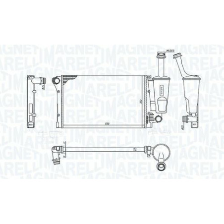 RADIATORI FIAT PANDA (169) 2003 2014 OEM 51773191