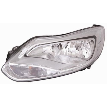 FARO FANALE PROIETTORE SX H1,H7 CROMATA FORD FOCUS (DH) 2011 2014 OEM 1735194