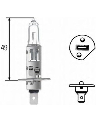 LAMPADINA H1+50% 12V,55W