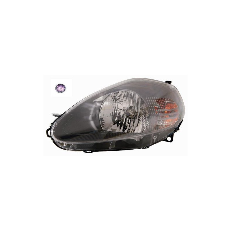 FARO FANALE PROIETTORE SX H4 7 GRIGIA SCURA FIAT GRANDE PUNTO (199) 2005 2012 OEM 51840996