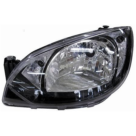 FARO FANALE PROIETTORE SX H4 NERA ELETTRICA SKODA CITIGO (NF1) 2012 2017 OEM 1ST941015D