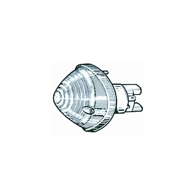 FANALE ANT DX/SX BIANCO CON FIAT 500 F / L / R 1965 1975 OEM 324201300