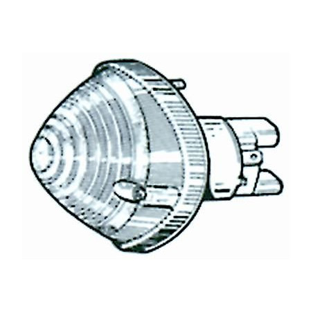 FANALE ANT DX/SX BIANCO CON FIAT 500 F / L / R 1965 1975 OEM 324201300