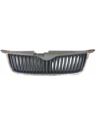 GRIGLIA PARAURTI ANT NERA CROMATA SKODA YETI (5L) 2009 2013 OEM 5L08536689B9