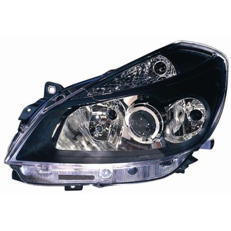 FARO FANALE PROIETTORE SX 2H7,H1 NERA ELETTRICA RENAULT CLIO III (BR0 1/CR0 1) 2006 2009 OEM 7701061075