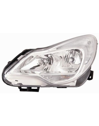 FARO FANALE PROIETTORE DX H7,H1,PY24W CROMATA OPEL CORSA D (S07) 2006 2015 OEM 1216696