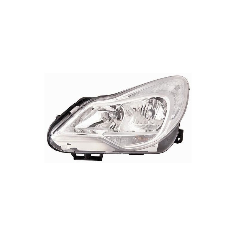 FARO FANALE PROIETTORE DX H7,H1,PY24W CROMATA OPEL CORSA D (S07) 2006 2015 OEM 1216696