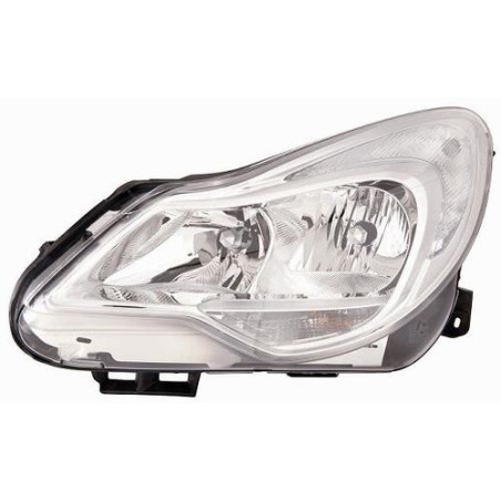 FARO FANALE PROIETTORE DX H7,H1,PY24W CROMATA OPEL CORSA D (S07) 2006 2015 OEM 1216696