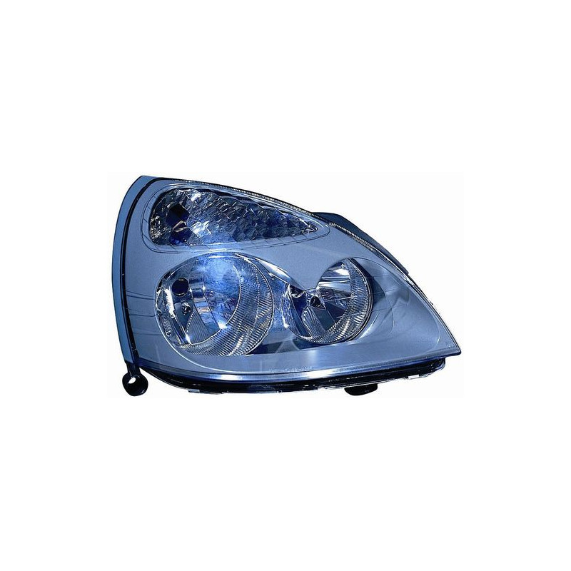 FARO FANALE PROIETTORE SX H7,H1 GRIGIA RENAULT CLIO II/CAMPUS/THALIA (BB/CB) 2001 2006 OEM 7701057654