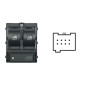 BLOCCO COMANDI ALZACRISTRALLO ANT SX 8 2 GRIGIO CON RETROVISORE ELETT NON RIBALTABILI ELETTRICAMENTE E CON PULSANTE CHIUSURA CE