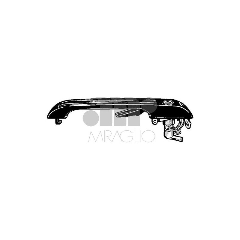 MANIGLIA PORTA EST ANT DX VOLKSWAGEN CADDY (14) 1979 1995 OEM 191837206A