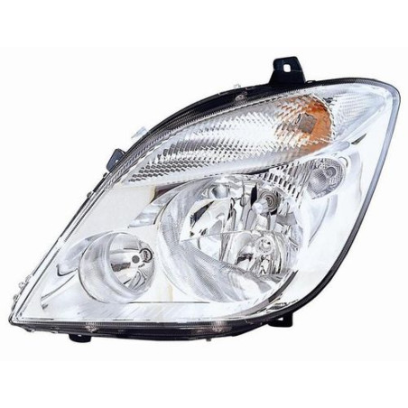 FARO FANALE PROIETTORE SX H7,H7 SENZA FENDINEBBIA T�V ELETTRICA MERCEDES-BENZ SPRINTER 208/408 (W906) 2006 2013 OEM A9068200161