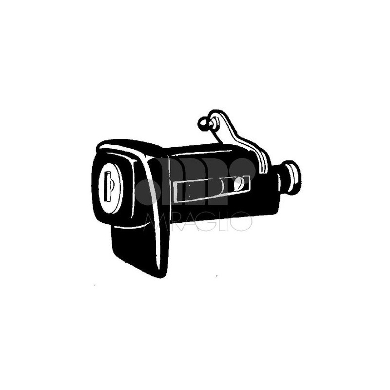 MANIGLIA PORTA EST PULSANTE NERO ANT DX FIAT PANDA (141) 1986 2003 OEM 5756897