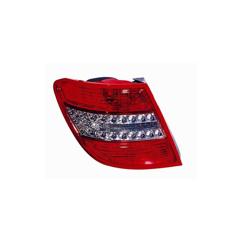 FANALE POST SX BIANCO/ROSSO SENZA LED MERCEDES-BENZ C CLASS (W204) 2007 2011 OEM A2048203964