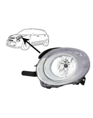 FARO FANALE PROIETTORE SUP SX H7 FIAT 500 L (351/352) 2012 2017 OEM 52089194