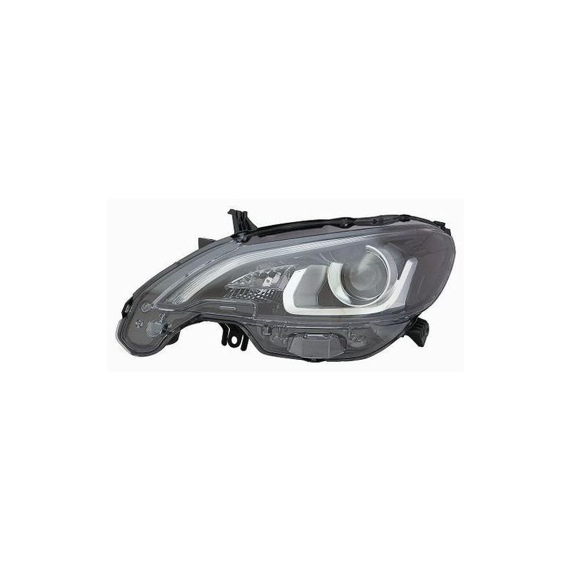 FARO FANALE PROIETTORE DX LED NERA LED ELETTRICA PEUGEOT 108 2014  OEM B000863280