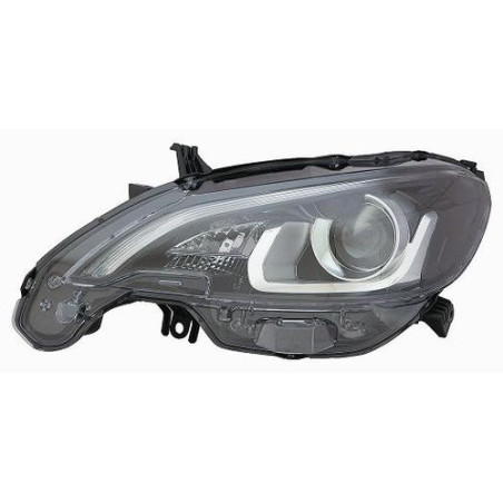 FARO FANALE PROIETTORE DX LED NERA LED ELETTRICA PEUGEOT 108 2014  OEM B000863280
