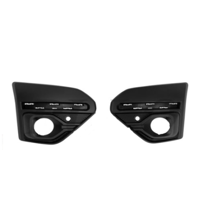 KIT GRIGLIA PARAURTI ANT DX/SX NERO C/SENSORI DACIA JOGGER (RK) 2022  OEM 261523351R