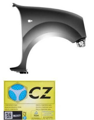 PARAFANGO ANT DX RENAULT KANGOO (KC0/KC1) 1998 2003 OEM 7751691053