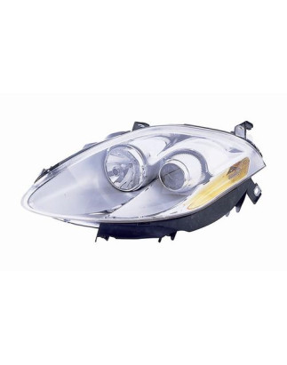 FARO FANALE PROIETTORE DX 2H1 CROMATA FIAT BRAVO (198) 2007 2014 OEM 51757534