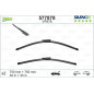 SPAZZOLA TERGI SILENCIO FLAT BLADE ANT DX/SX COPPIA 750mm + 750mm CODICE BREVE: VF878