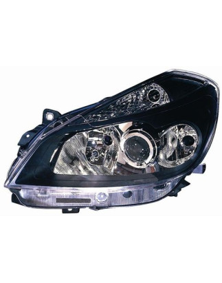 FARO FANALE PROIETTORE DX 2H7,H1 NERA ELETTRICA RENAULT CLIO III (BR0 1/CR0 1) 2006 2009 OEM 7701061076