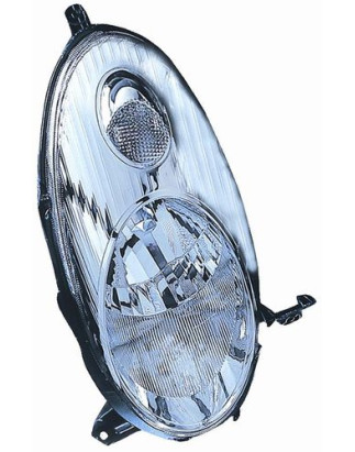 FARO FANALE PROIETTORE DX H4 CROMATA NISSAN MICRA (K12) 2002 2010 OEM 26010AX600