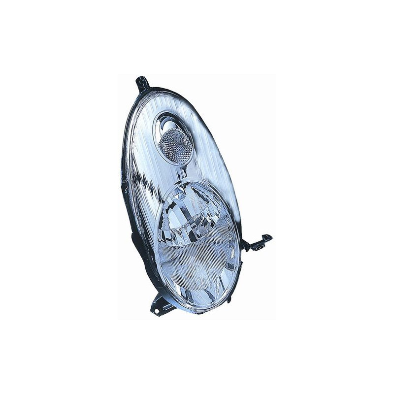 FARO FANALE PROIETTORE DX H4 CROMATA NISSAN MICRA (K12) 2002 2010 OEM 26010AX600