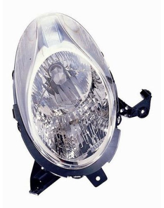 FARO FANALE PROIETTORE DX H4 CROMATA NISSAN MICRA (K12) 2002 2010 OEM 26010BG10B