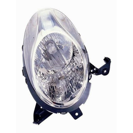 FARO FANALE PROIETTORE DX H4 CROMATA NISSAN MICRA (K12) 2002 2010 OEM 26010BG10B