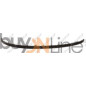 MODANATURA PARAURTI POST CENTRALE 5 NERA FIAT PUNTO (188) 2003 2011 OEM 735362558