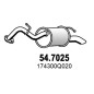 SILENZIATORE POST OEM 174300Q020