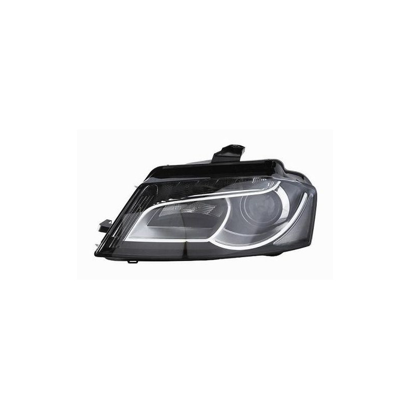 FARO FANALE PROIETTORE SX XENON LED NERA LED AUDI A3 (8P1/8PA) 2003 2008 OEM 8P0941029AM