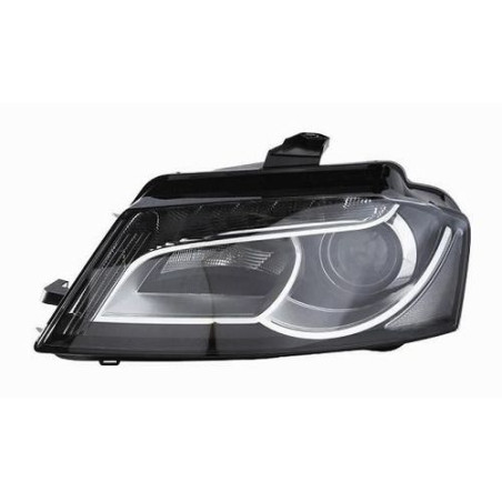 FARO FANALE PROIETTORE SX XENON LED NERA LED AUDI A3 (8P1/8PA) 2003 2008 OEM 8P0941029AM
