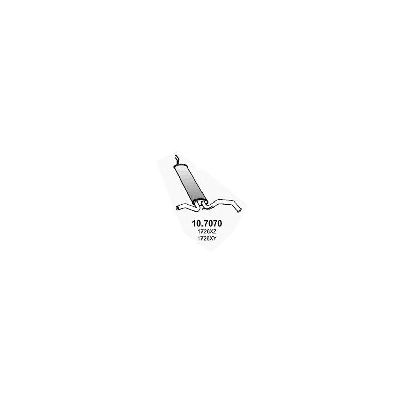 SILENZIATORE POST OEM 1726XZ