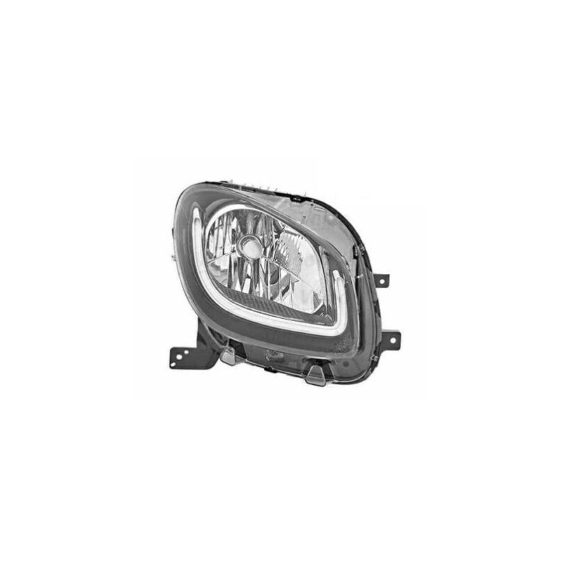 FARO FANALE PROIETTORE DX LED 6 HIGH LINE NERA A LED SMART FORTWO (453) 2014  OEM A4539065601