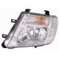 FARO FANALE PROIETTORE SX H4 NISSAN P/U NAVARA 2WD-4WD (D40) 2010 2015 OEM 260605X10B
