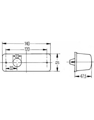 INDICATORE DIREZIONE SX 12 O 24V