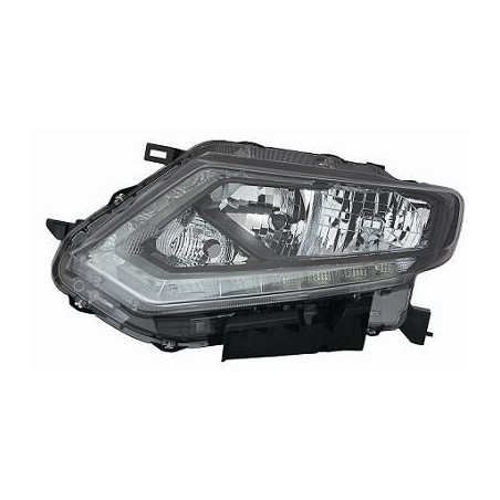 FARO FANALE PROIETTORE SX LED NERA LED ELETTRICA NISSAN X-TRAIL (T32/T32R/T32RR) 2014 2017 OEM 260604CC1C
