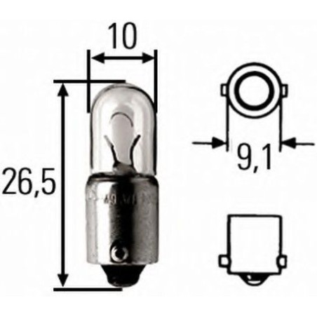 LAMPADINA XENO 28V 7,5 W