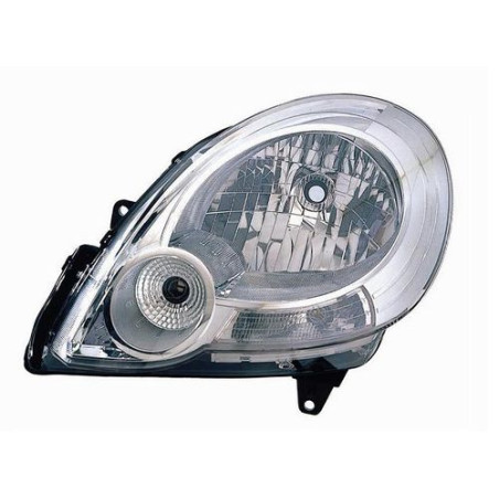 FARO FANALE PROIETTORE DX H4 ELETTRICA RENAULT KANGOO (KW0/KW1) 2008 2013 OEM 7701068178