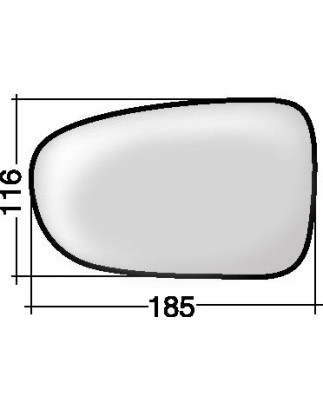 VETRO CON PIASTRA SX FORD GALAXY (WGR) 1995 2006 OEM 3B1857521