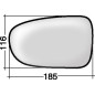 VETRO CON PIASTRA SX FORD GALAXY (WGR) 1995 2006 OEM 3B1857521