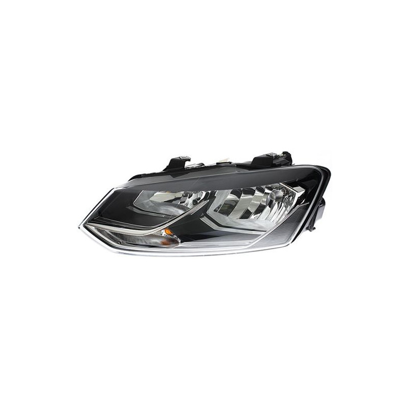 FARO SX 2H7 C/MOTOR ELETT VW POLO 01/14  PARAB NERA