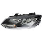FARO SX 2H7 C/MOTOR ELETT VW POLO 01/14  PARAB NERA
