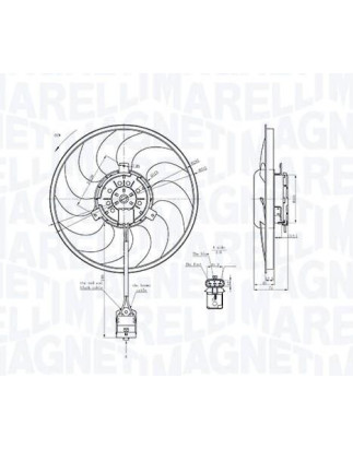 ELETTROVENTOLA OPEL ASTRA G (T98/F35) 1998 2004 OEM 90570741