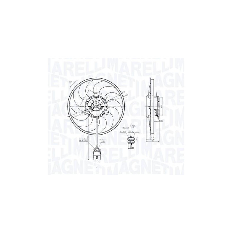 ELETTROVENTOLA OPEL ASTRA G (T98/F35) 1998 2004 OEM 90570741