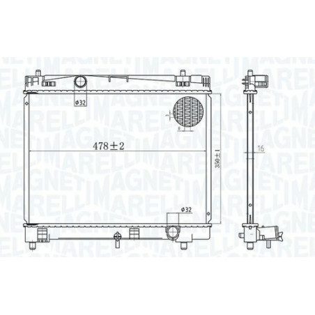RADIATORI TOYOTA YARIS II (P9) 2005 2011 OEM 164000Q040