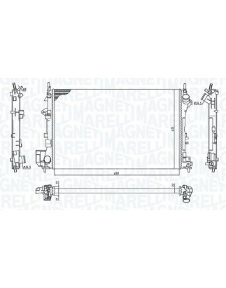 RADIATORI OPEL SIGNUM (Z03) 2003 2006 OEM 1300244