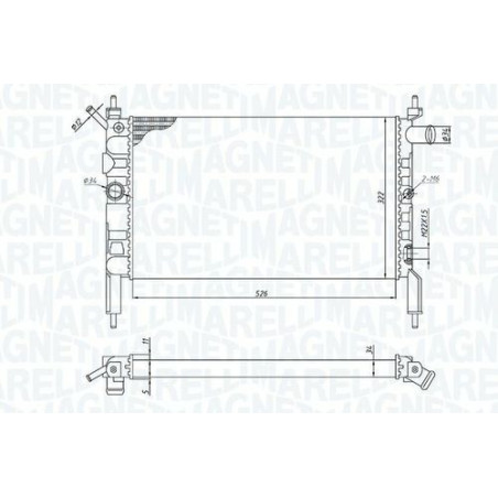 RADIATORI OPEL ASTRA F (T92) 1991 1994 OEM 90467723